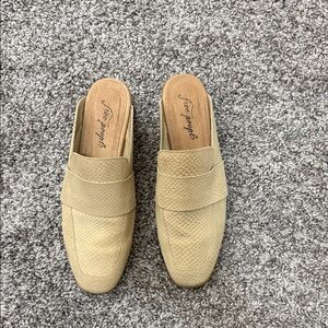Free People Tan Mules